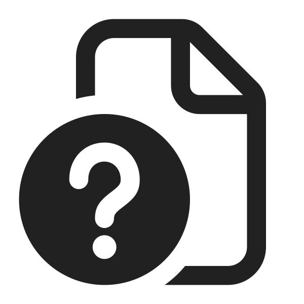 Ic Fluent Document Question Mark 16 Regular
