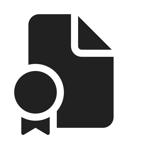 Ic Fluent Document Ribbon 20 Filled
