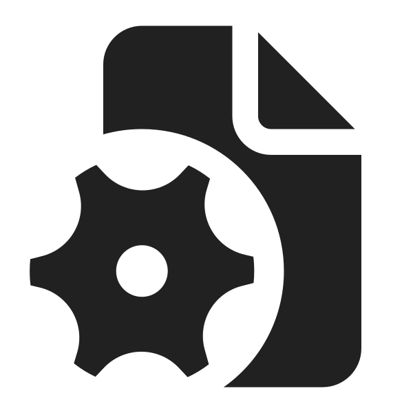 Ic Fluent Document Settings 16 Filled