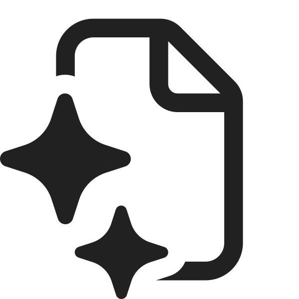 Ic Fluent Document Sparkle 16 Regular