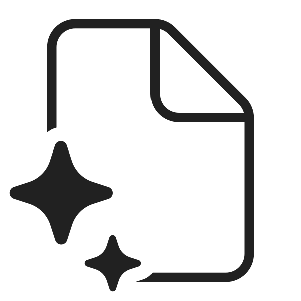 Ic Fluent Document Sparkle 32 Light