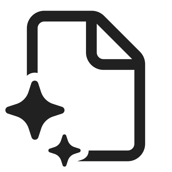 Ic Fluent Document Sparkle 32 Regular