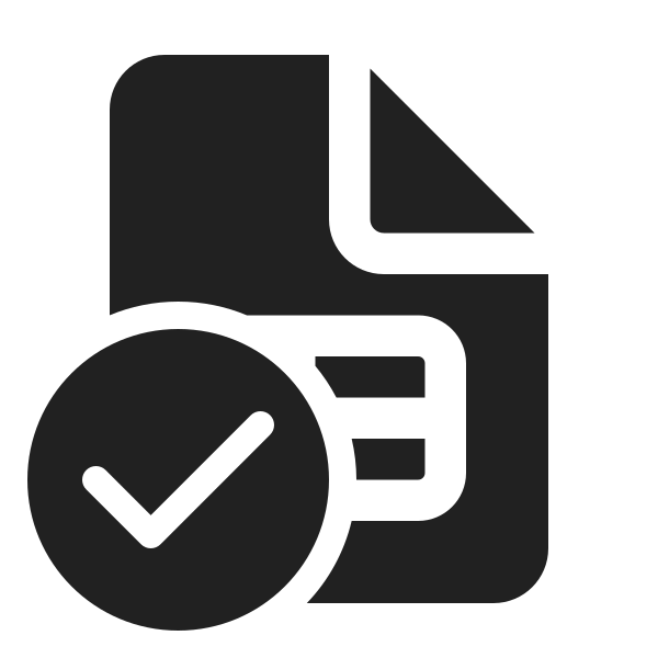 Ic Fluent Document Table Checkmark 24 Filled