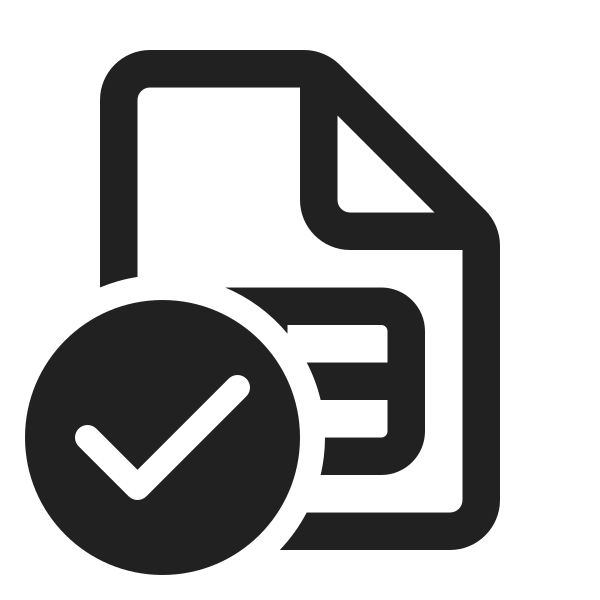 Ic Fluent Document Table Checkmark 24 Regular