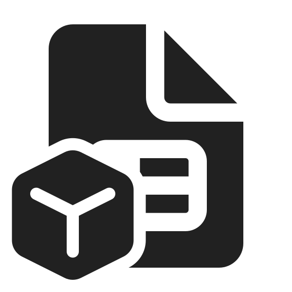 Ic Fluent Document Table Cube 24 Filled