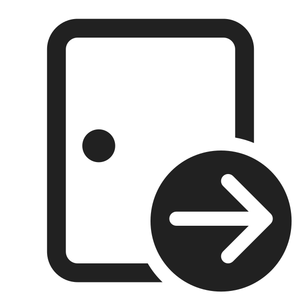 Ic Fluent Door Arrow Right 32 Regular