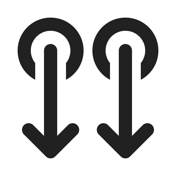 Ic Fluent Double Swipe Down 20 Filled
