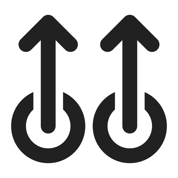 Ic Fluent Double Swipe Up 24 Filled