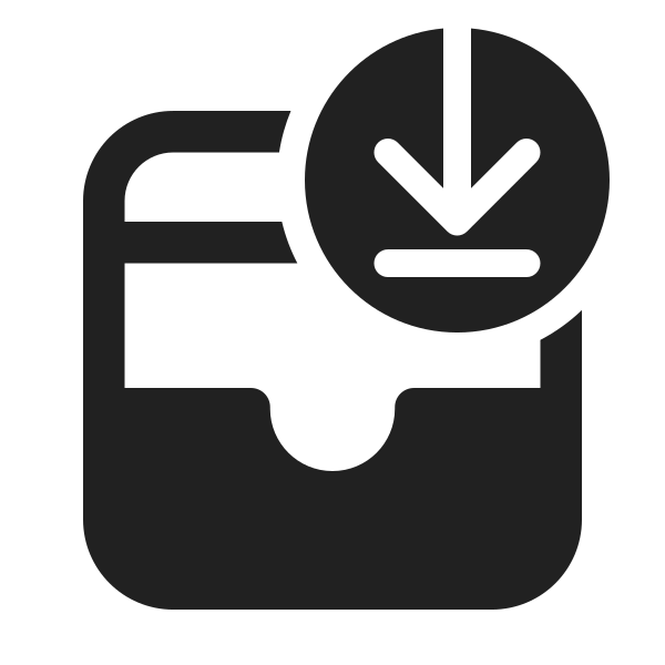 Ic Fluent Drawer Arrow Download 24 Filled