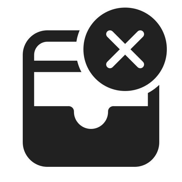 Ic Fluent Drawer Dismiss 24 Filled