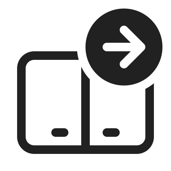 Ic Fluent Dual Screen Arrow Right 20 Regular