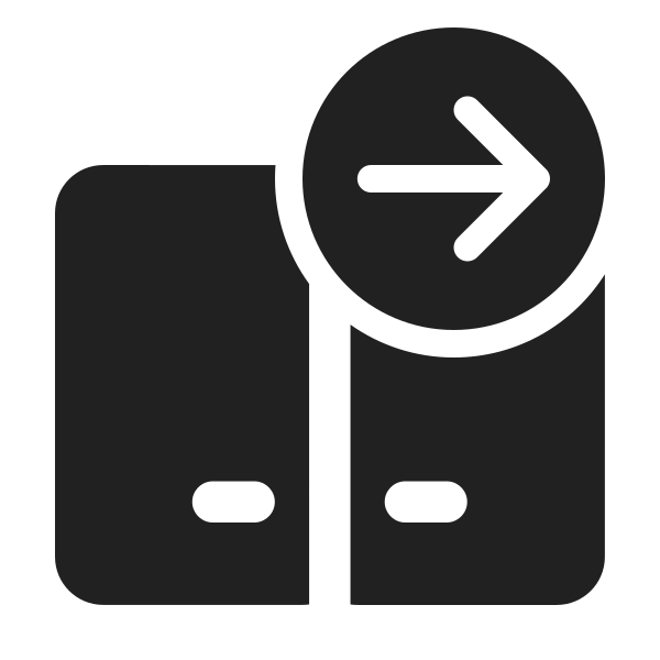 Ic Fluent Dual Screen Arrow Right 24 Filled