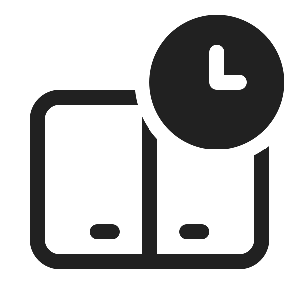 Ic Fluent Dual Screen Clock 20 Regular