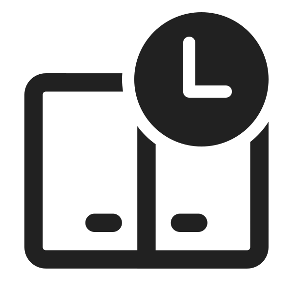 Ic Fluent Dual Screen Clock 24 Regular