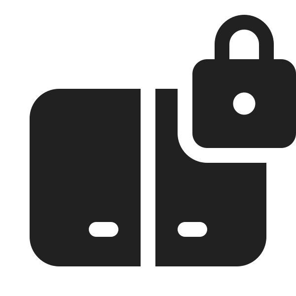 Ic Fluent Dual Screen Lock 20 Filled