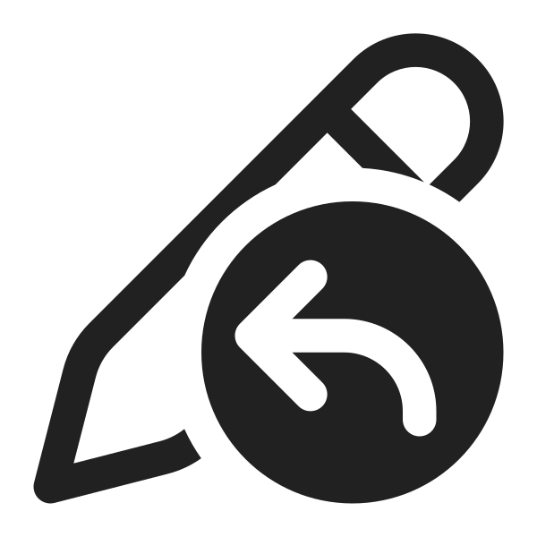 Ic Fluent Edit Arrow Back 16 Regular