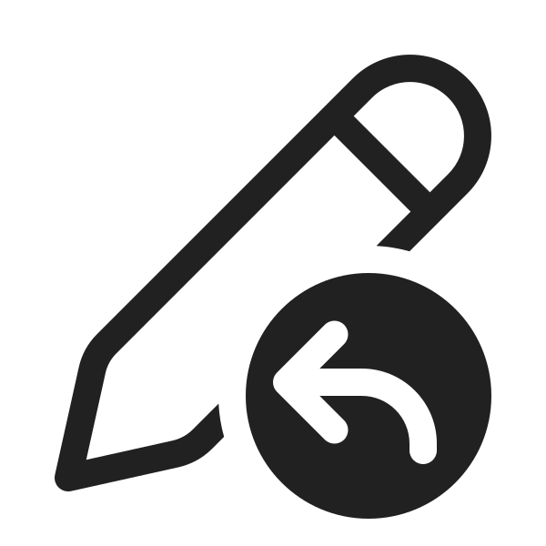Ic Fluent Edit Arrow Back 20 Regular