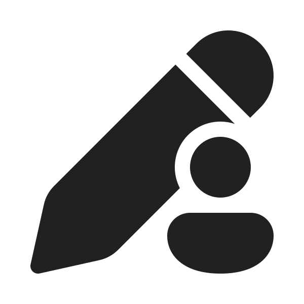 Ic Fluent Edit Person 20 Filled