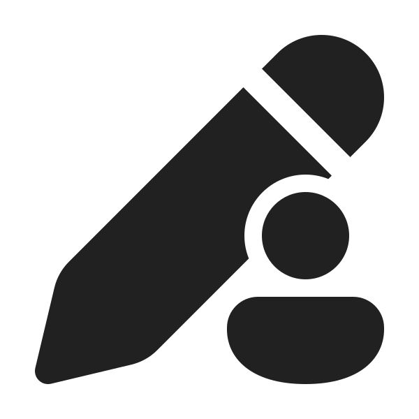 Ic Fluent Edit Person 24 Filled