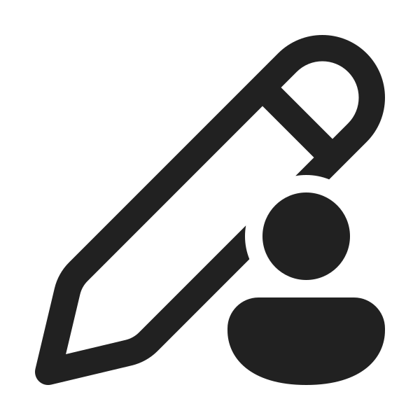 Ic Fluent Edit Person 24 Regular