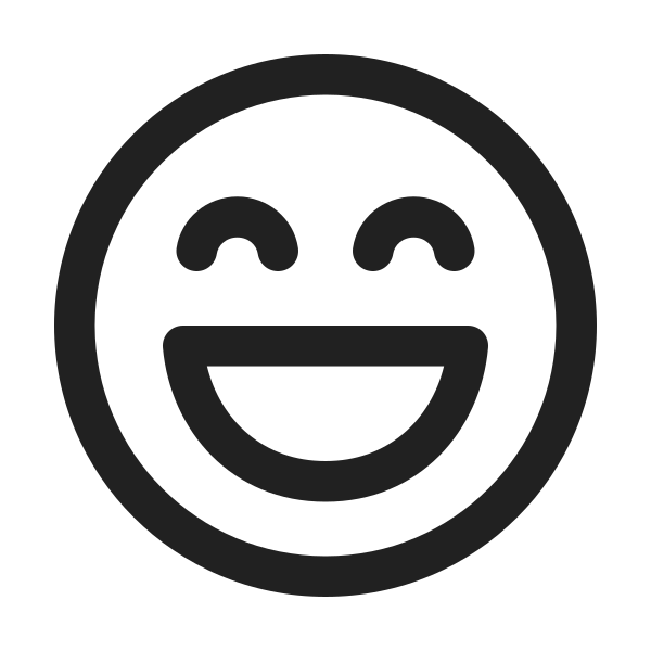 Ic Fluent Emoji Laugh 24 Regular