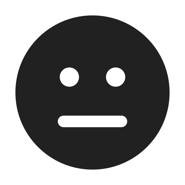 Ic Fluent Emoji Meh 24 Filled