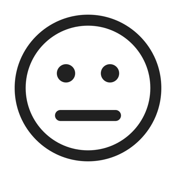 Ic Fluent Emoji Meh 24 Regular