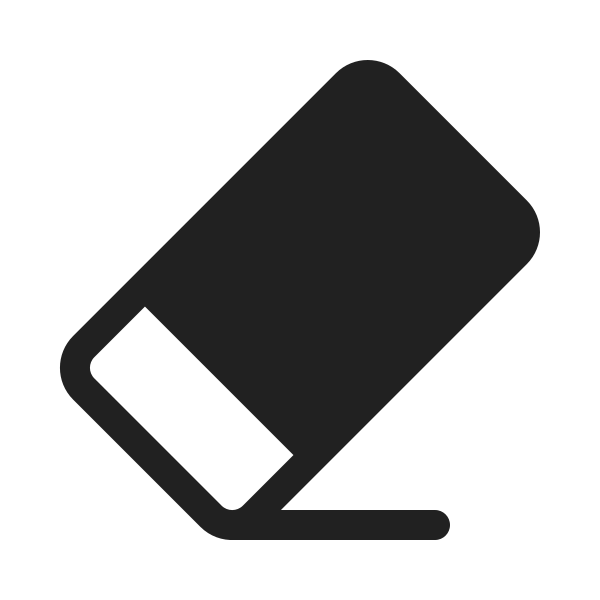 Ic Fluent Eraser 20 Filled