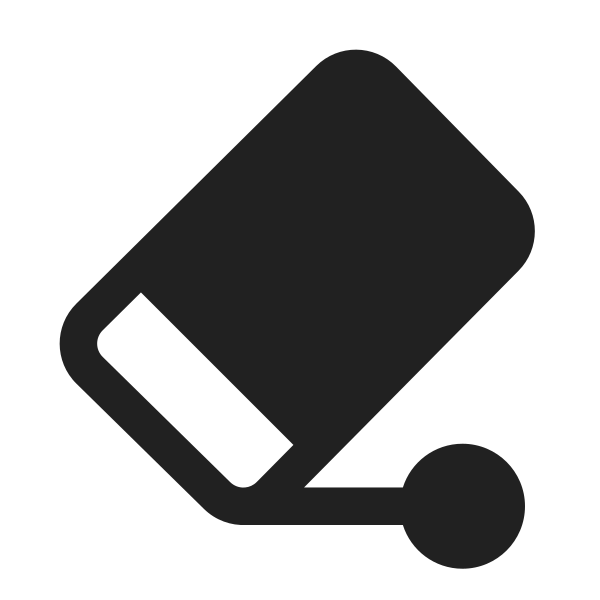 Ic Fluent Eraser Segment 24 Filled