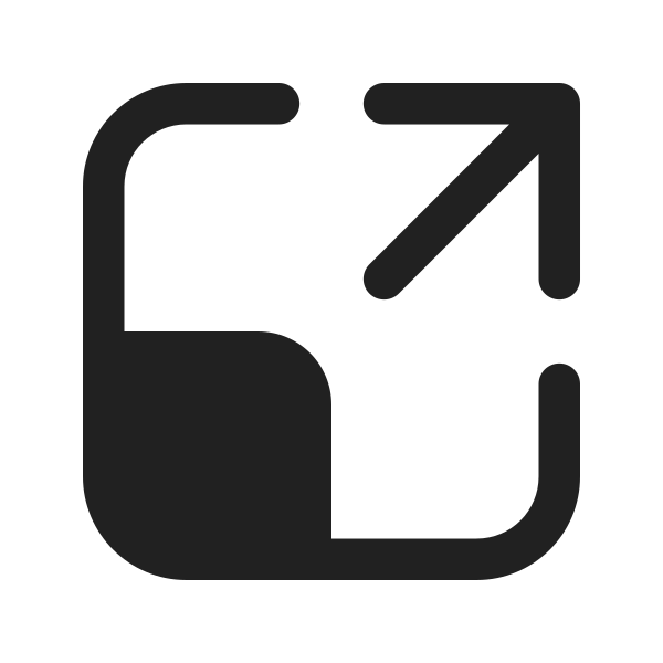 Ic Fluent Expand Up Right 16 Filled