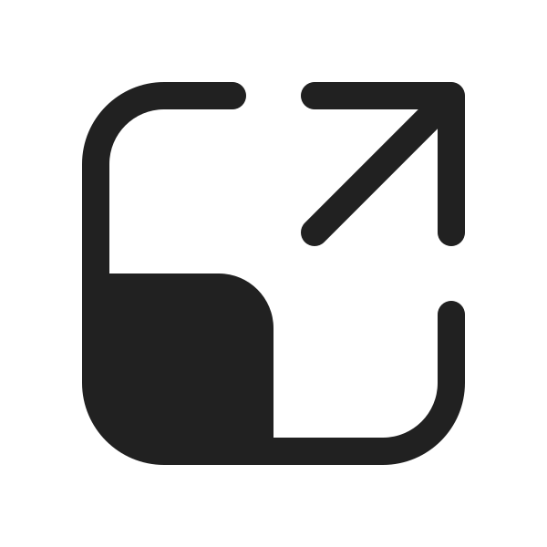 Ic Fluent Expand Up Right 20 Filled