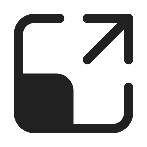 Ic Fluent Expand Up Right 32 Filled