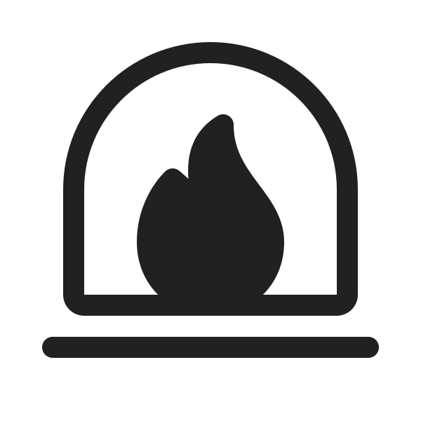 Ic Fluent Fireplace 20 Filled