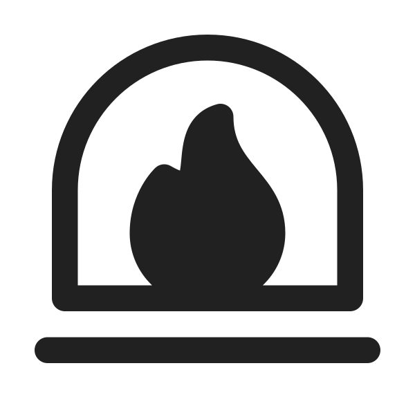 Ic Fluent Fireplace 24 Filled