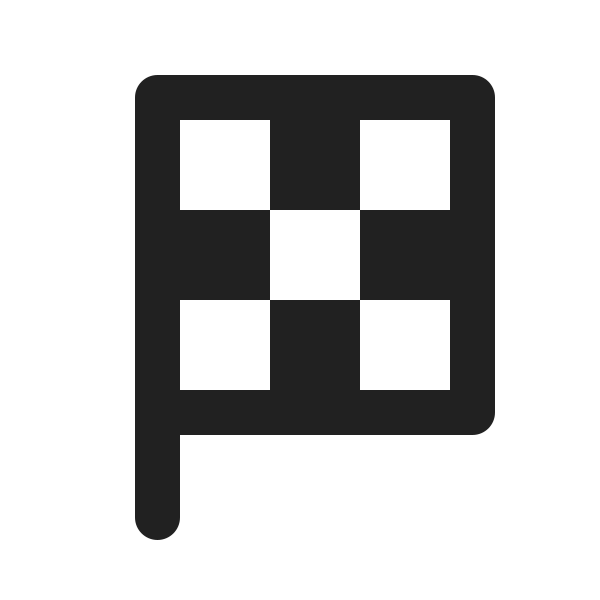 Ic Fluent Flag Checkered 20 Filled
