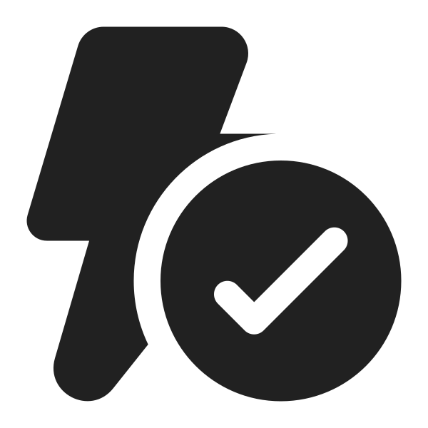 Ic Fluent Flash Checkmark 16 Filled