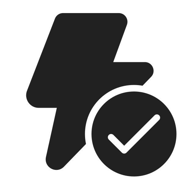 Ic Fluent Flash Checkmark 28 Filled