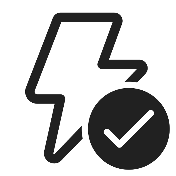 Ic Fluent Flash Checkmark 28 Regular