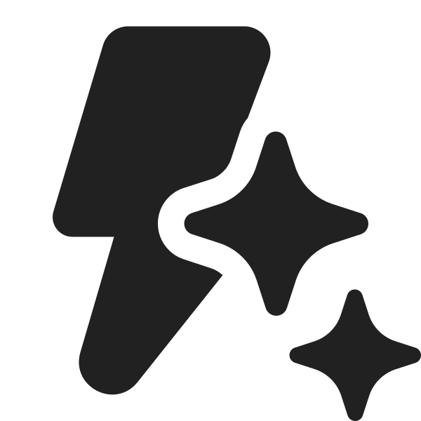 Ic Fluent Flash Sparkle 16 Filled