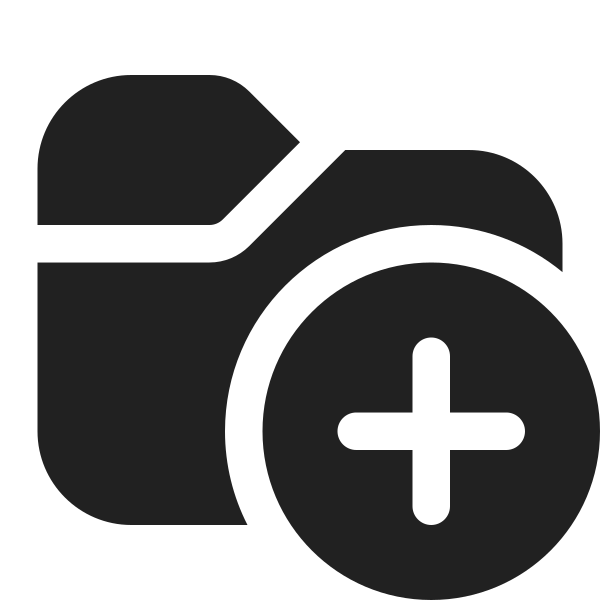 Ic Fluent Folder Add 16 Filled
