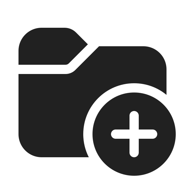 Ic Fluent Folder Add 20 Filled