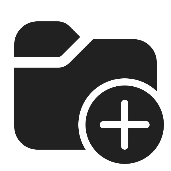 Ic Fluent Folder Add 24 Filled