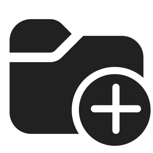 Ic Fluent Folder Add 32 Filled