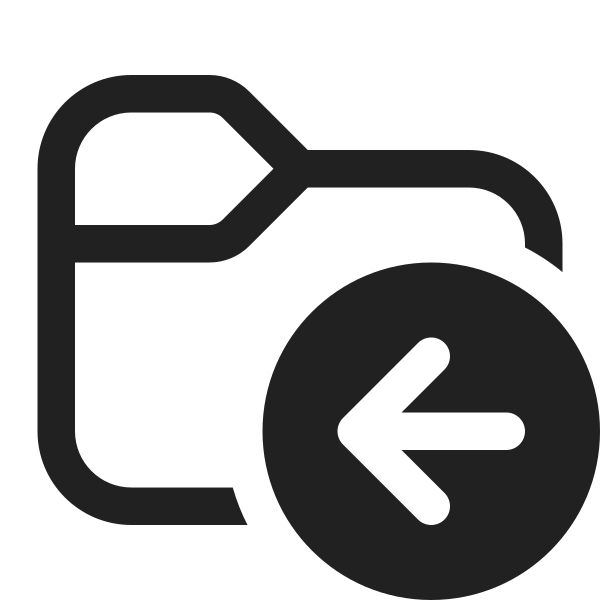 Ic Fluent Folder Arrow Left 16 Regular