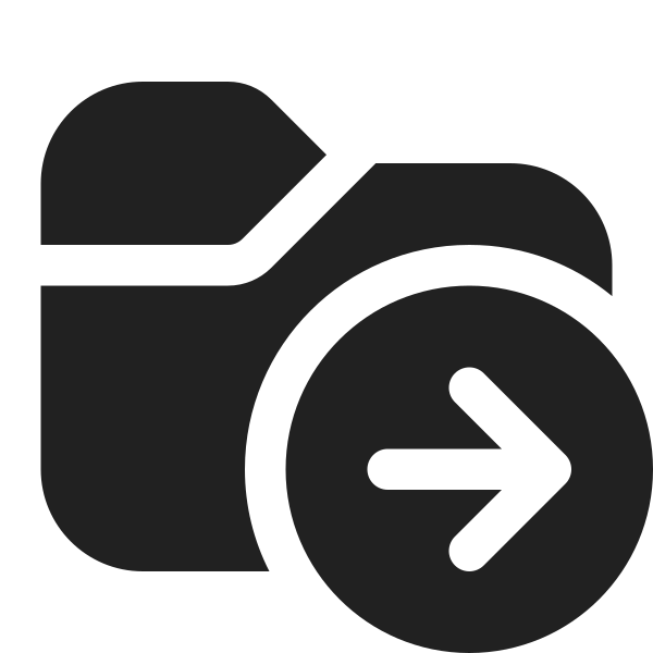 Ic Fluent Folder Arrow Right 16 Filled