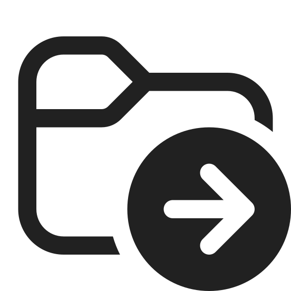 Ic Fluent Folder Arrow Right 16 Regular