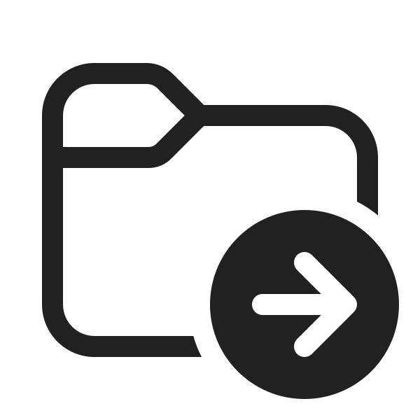 Ic Fluent Folder Arrow Right 20 Regular
