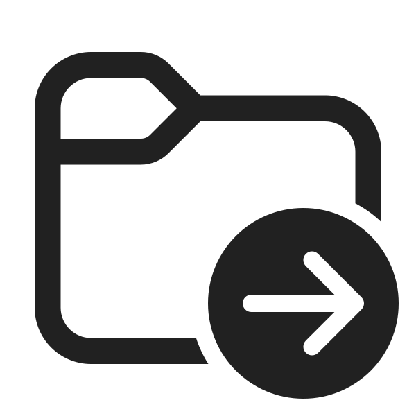 Ic Fluent Folder Arrow Right 24 Regular