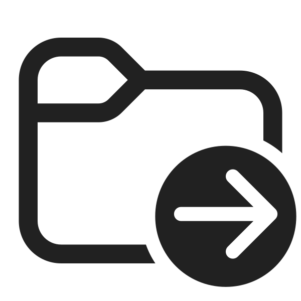 Ic Fluent Folder Arrow Right 32 Regular