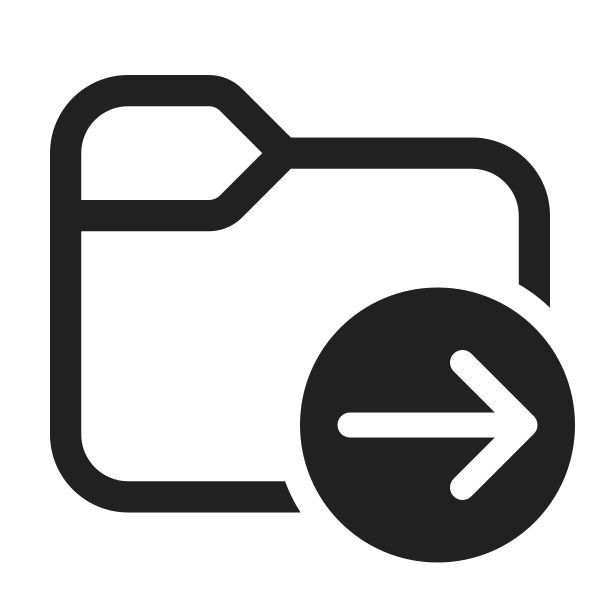 Ic Fluent Folder Arrow Right 48 Regular